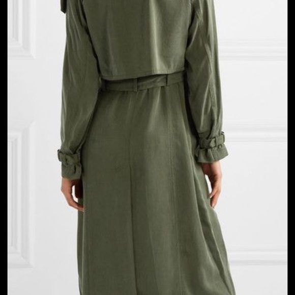 Michael Kors Green Trench - Picture 2 of 3